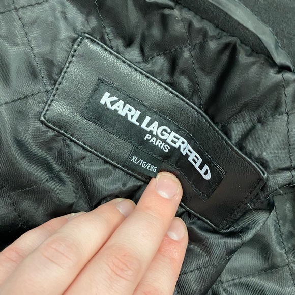 Karl Lagerfeld leather jacket - Picture 7 of 7